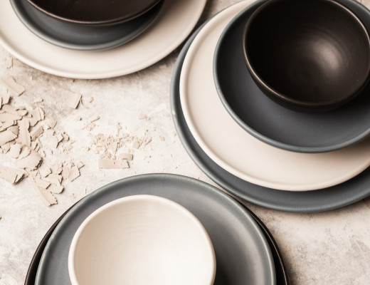Stevens NZ, plates, Bayly Collis, tableware, ceramics, NZ ceramics