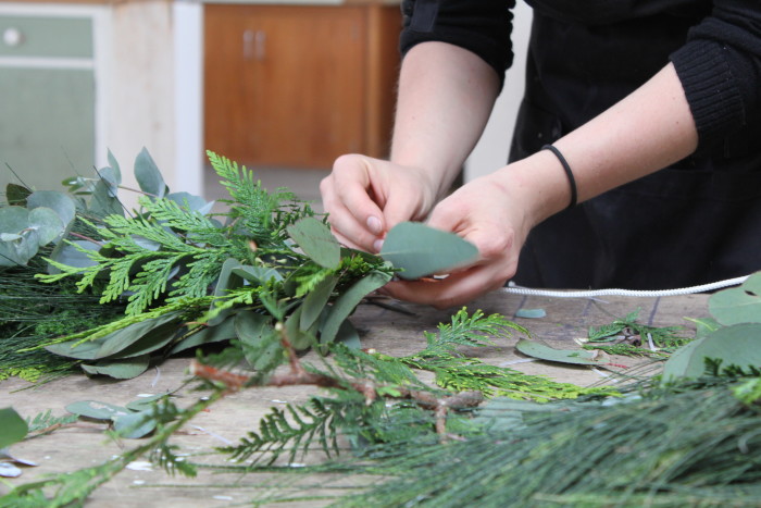 Foliage, Centrepiece, Amelia Addis, Christmas, Table setting, Styling