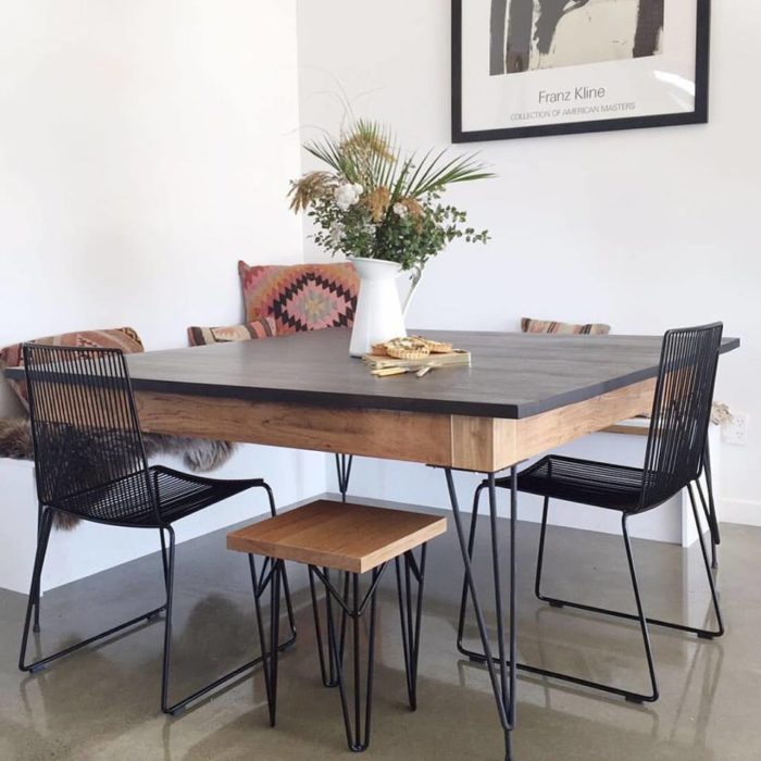 Ico Traders, furniture, Christchurch, Earthquakes, Design, NZ Design, Local furniture, Miranda Osborne, The Home Scene, Hanging Chair, S Hooks, Coromandel Chair, Chair, Table, Dining Table, Love and Ginger Home