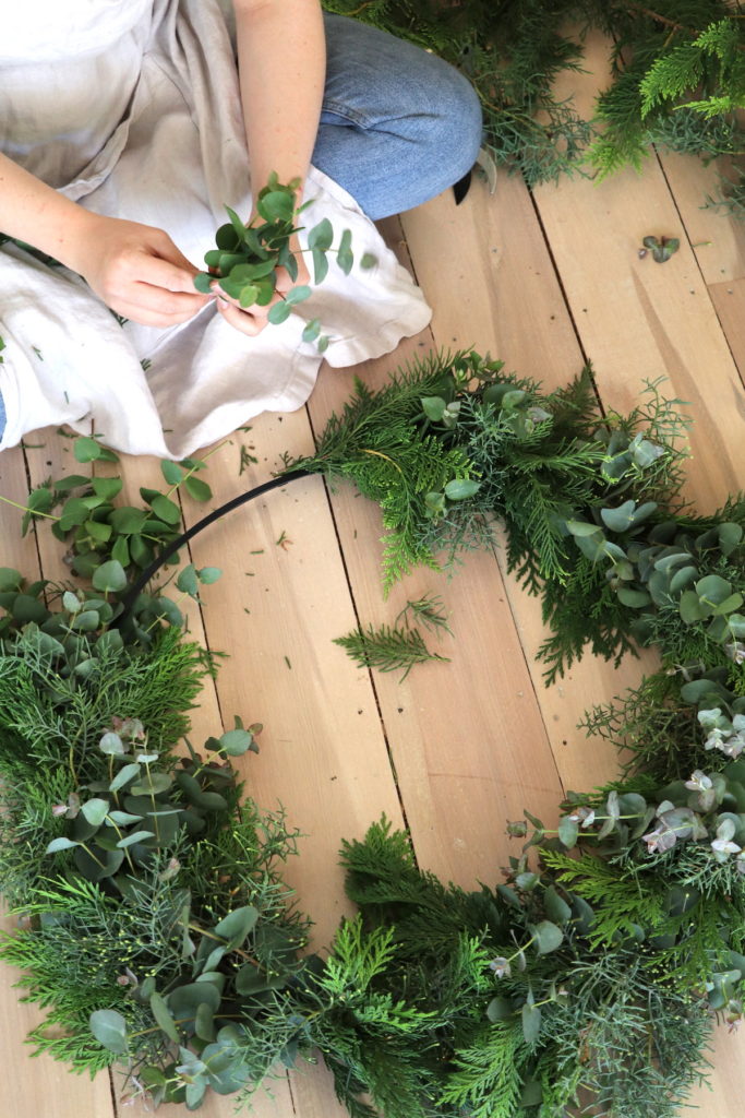 Four Ways with Foraged Christmas Wreaths